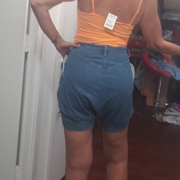 Issey Miyake x Chisato Tsumori Vtg Baggy Drop Crotch harem cuffed denim short 10 - Picture 5 of 14